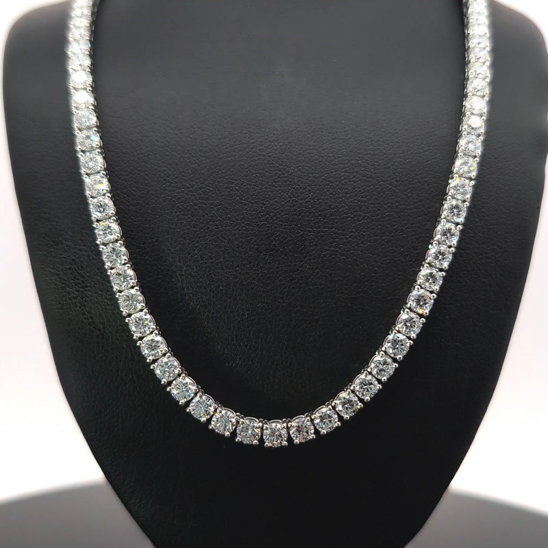 TENNIS NECKLACE 14KW FG VS2 CVD DIA 20.61CTS