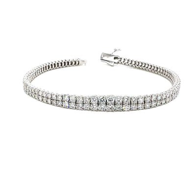 GRADUATE BRACELET 14KW FG VS2 CVD DIA 3.17CTS