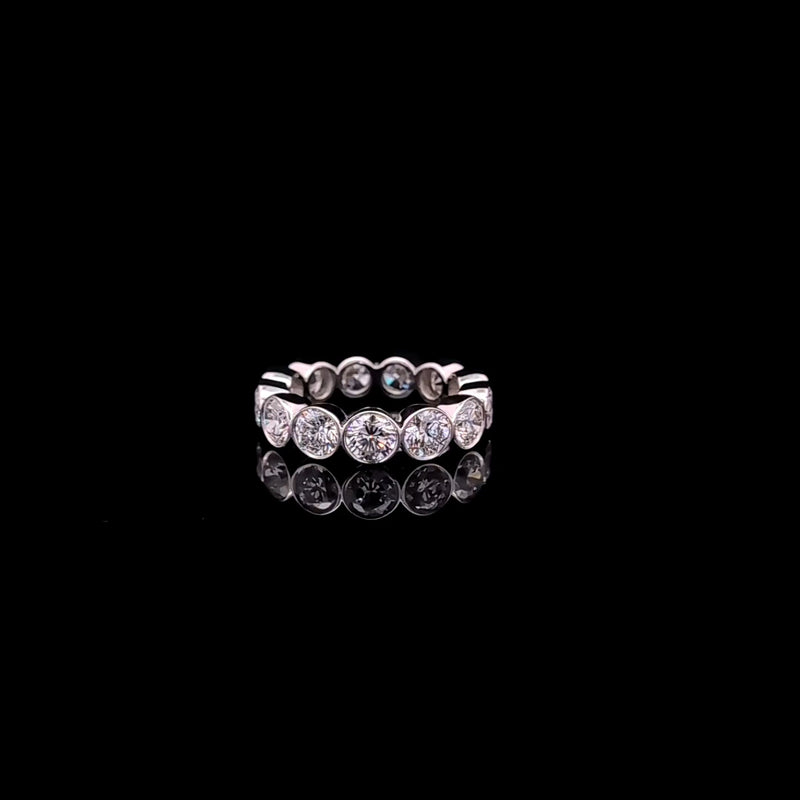 ROUND ETERNITY BAND 14KW FG VS2 CVD DIA 4.62CTS