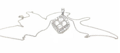 HALO PENDANTS 14KW EF VS HPHT DIA 2.13CTS