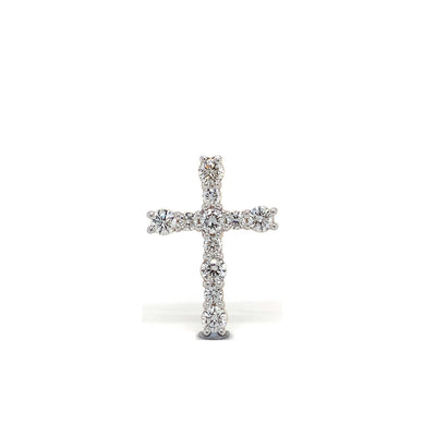 CROSS PENDANT 14KY EF VS1 HPHT DIA 1.04CTS