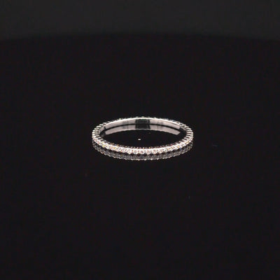 ETERNITY BAND 14KW EF VS1 HPHT DIA 0.27CTS