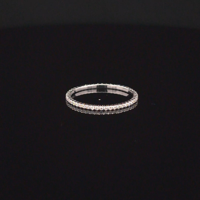 ETERNITY BAND 14KW EF VS1 HPHT DIA 0.27CTS