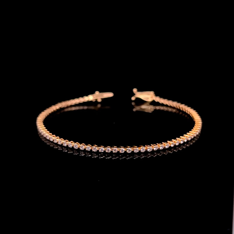 TENNIS BRACELET 14KY FG VS2 CVD DIA 1.70CTS