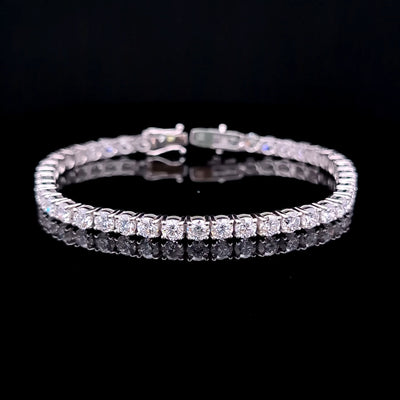 TENNIS BRACELET 14KW EF VS2 HPHT DIA 12.43CTS