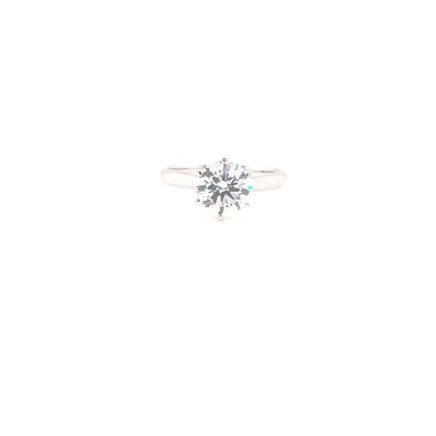SOLITAIRE RINGS 14KW FG VS2 CVD DIA 1.67CTS