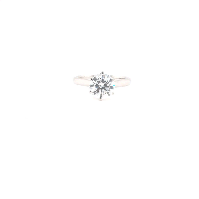 SOLITAIRE RINGS 14KW FG VS2 CVD DIA 1.67CTS