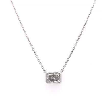 SOLITAIRE PENDANT 14KW EF VS1 HPHT DIA 1.16CTS