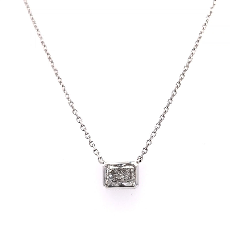 SOLITAIRE PENDANT 14KW EF VS1 HPHT DIA 1.16CTS