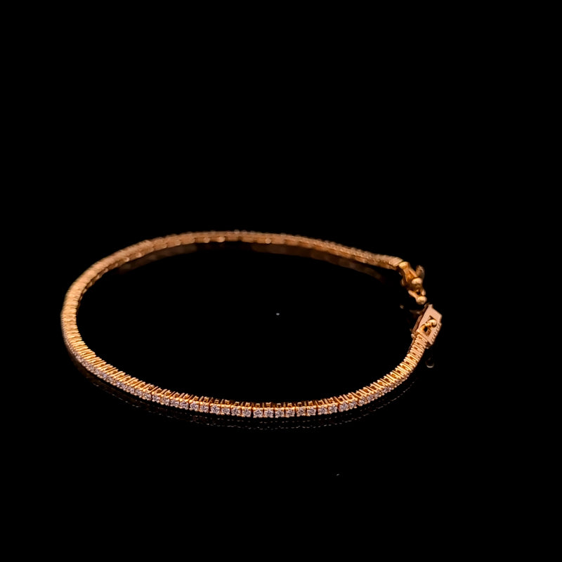 TENNIS BRACELET 14KY FG VS2 CVD DIA 1.04CTS