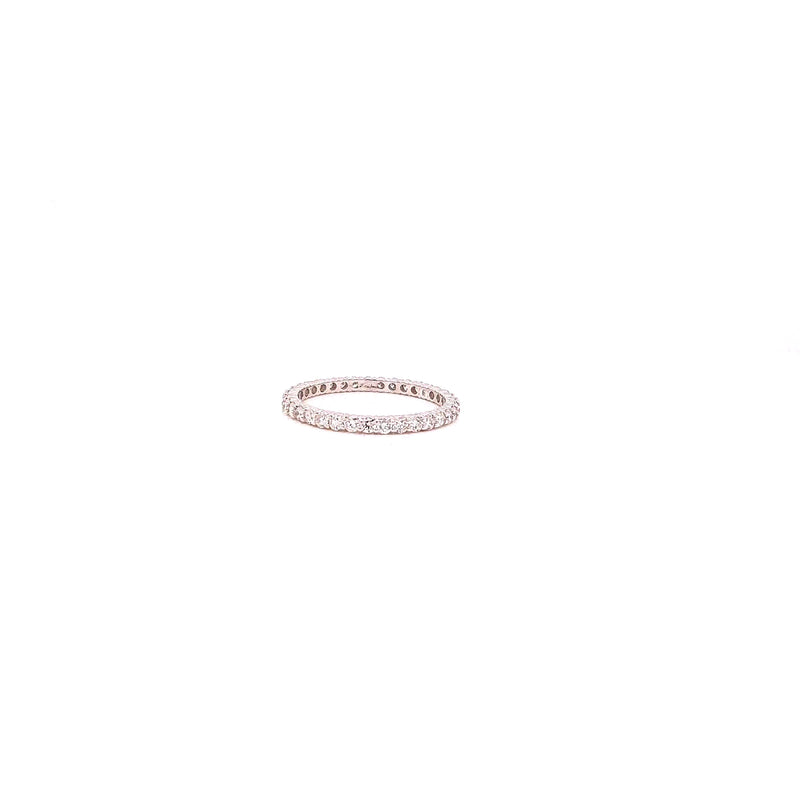 ROUND ETERNITY BAND 14KW FG VS2 CVD DIA 0.74CTS