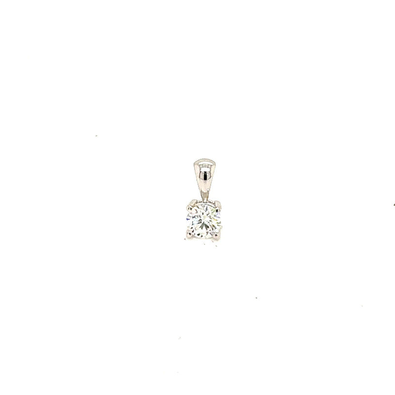 SOLITAIRE PENDANTS 14KW FG VS2 CVD DIA 0.55CTS