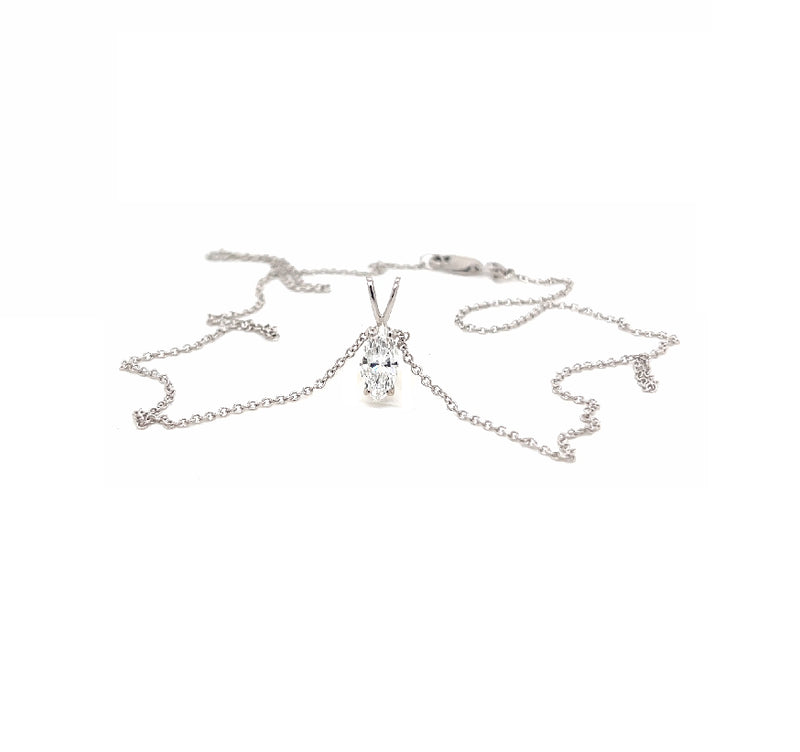 SOLITAIRE PENDANTS 14KW FG VS2 CVD DIA 0.62CTS