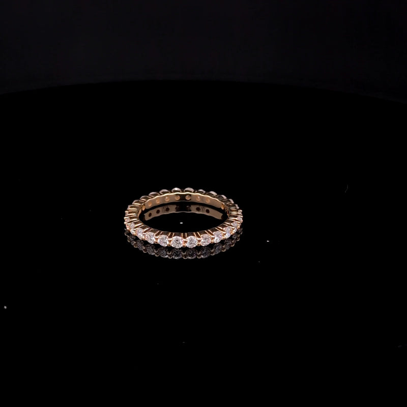 ETERNITY RING 14KY FG VS2 CVD DIA 1.18CTS
