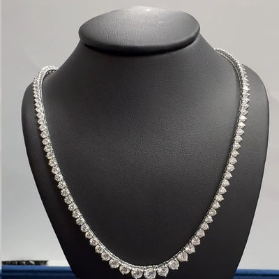 (0.52CTS) RIVIERA NECKLACE 14KW EF VS2 HPHT DIA 11.52CTS