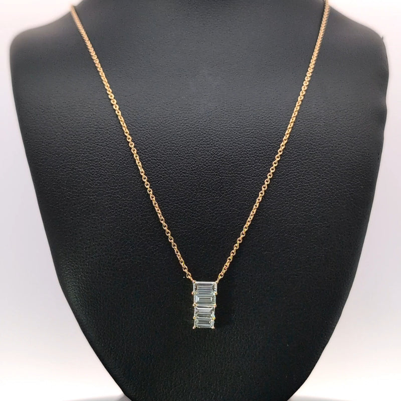 FANCY PENDANT 14KY FG VS CVD DIA 0.83CTS