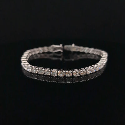 TENNIS BRACELET 14KW EF VS2 HPHT DIA 11.57CTS