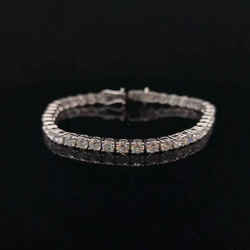 TENNIS BRACELET 14KW EF VS2 HPHT DIA 11.57CTS