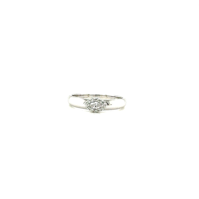 FANCY RINGS 14KW EF VS1 HPHT DIA 0.13CTS