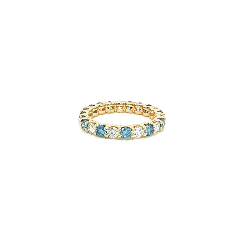ROUND ETERNITY BAND 14KY FG VS2 CVD DIA 1.77CTS