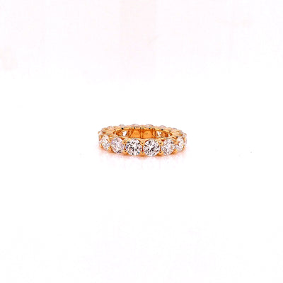 ROUND ETERNITY BAND 14KY FG VS2 CVD DIA 5CTS