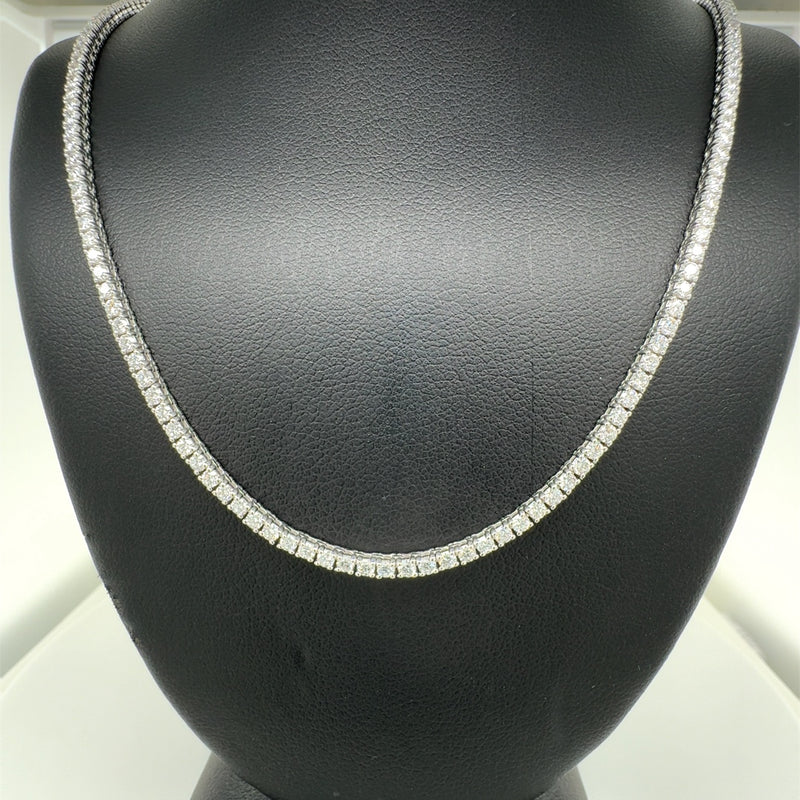 TENNIS NECKLACE 14KW FG VS2 CVD DIA 4.06CTS