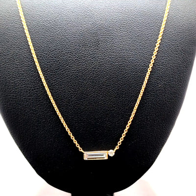 FANCY PENDANT 14KY EF VS HPHT DIA 0.29CTS