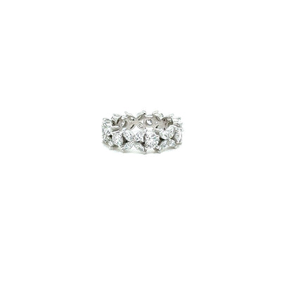 MARQUISE ETERNITY BAND 14KW EF VS1 HPHT DIA 2.07CTS