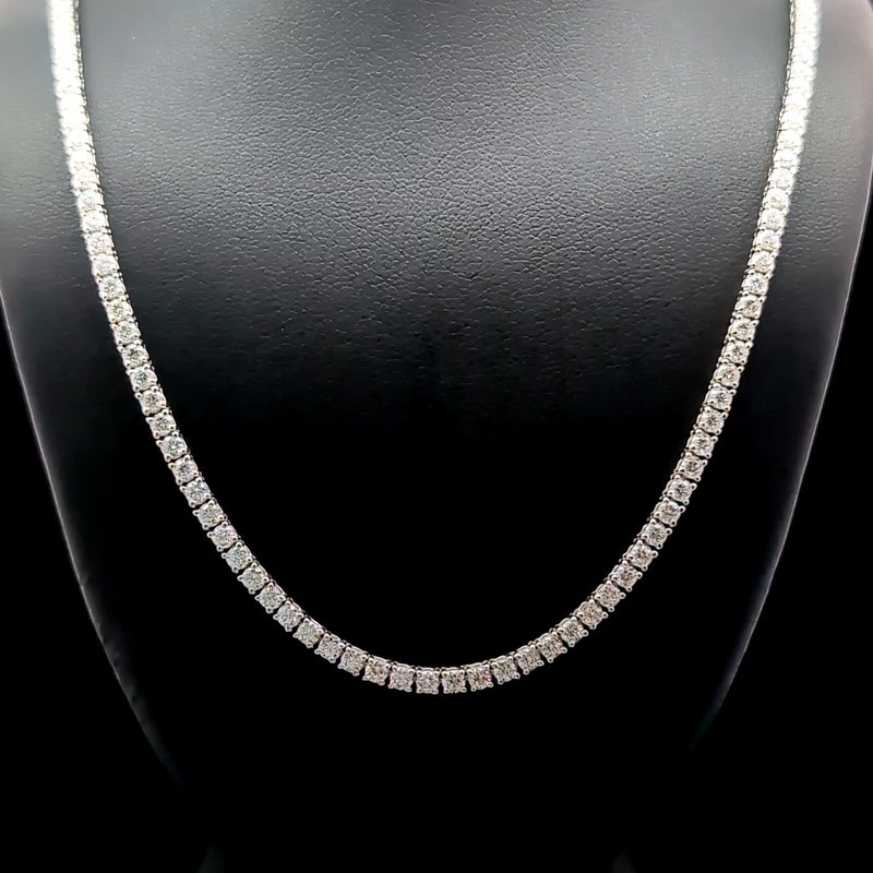 TENNIS NECKLACE 14KW EF VS2 HPHT DIA 6.29CTS