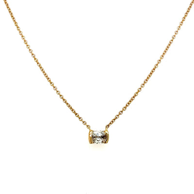 SOLITAIRE PENDANTS 14KY HI VS1 HPHT DIA 0.36CTS