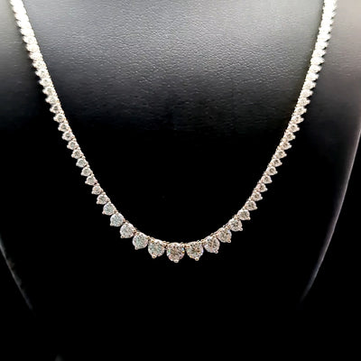 (0.17CTS) RIVIERA NECKLACE 14KW FG VS2 CVD DIA 5.28CTS