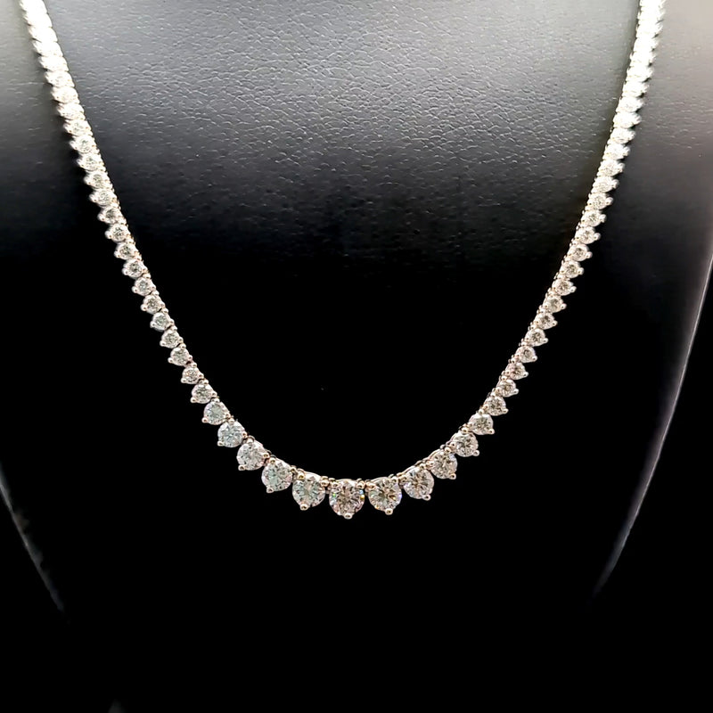 (0.17CTS) RIVIERA NECKLACE 14KW FG VS2 CVD DIA 5.28CTS