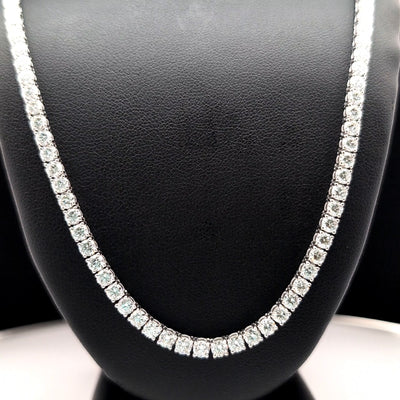 TENNIS NECKLACE 14KW FG VS2 CVD DIA 16.08CTS