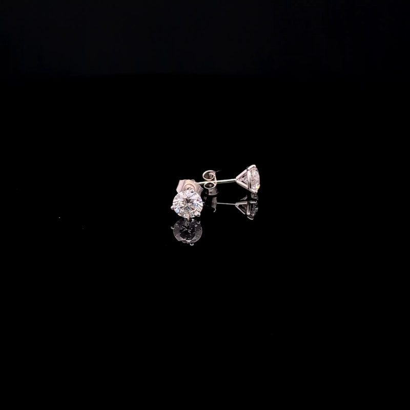 MARTINI STUD EARRING 14KW FG VS2 CVD DIA 1.60CTS