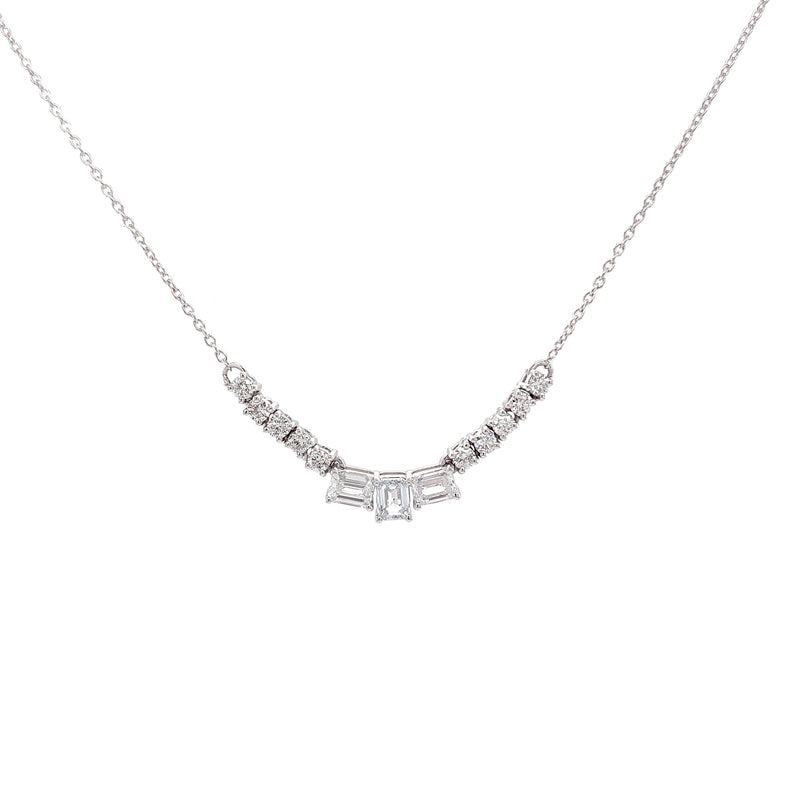 FANCY PENDANT 14KW EF SI1 HPHT DIA 0.82CTS