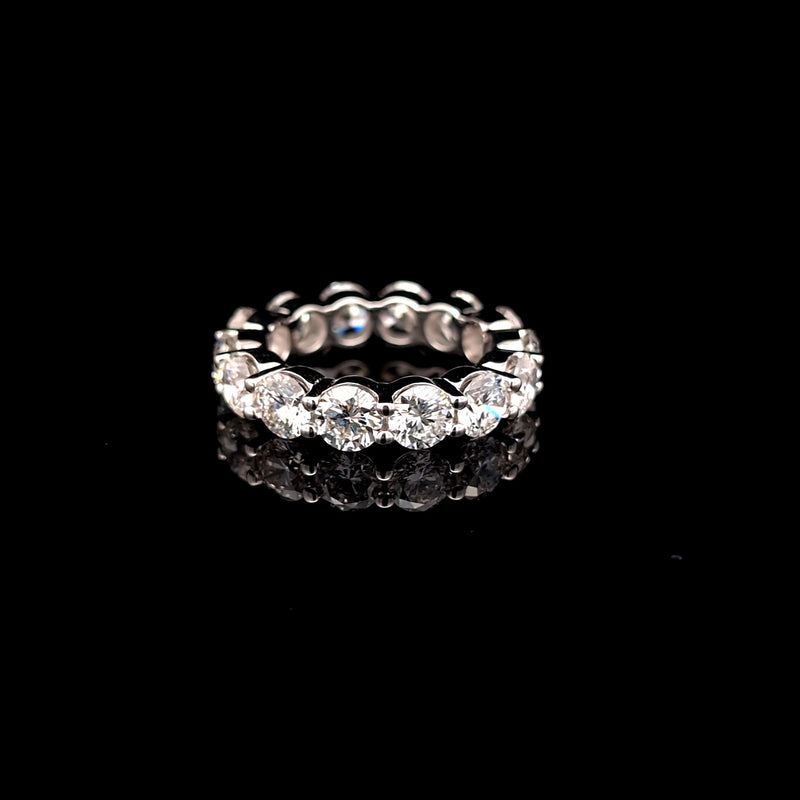 ROUND ETERNITY BAND 14KW FG VS2 CVD DIA 6.18CTS