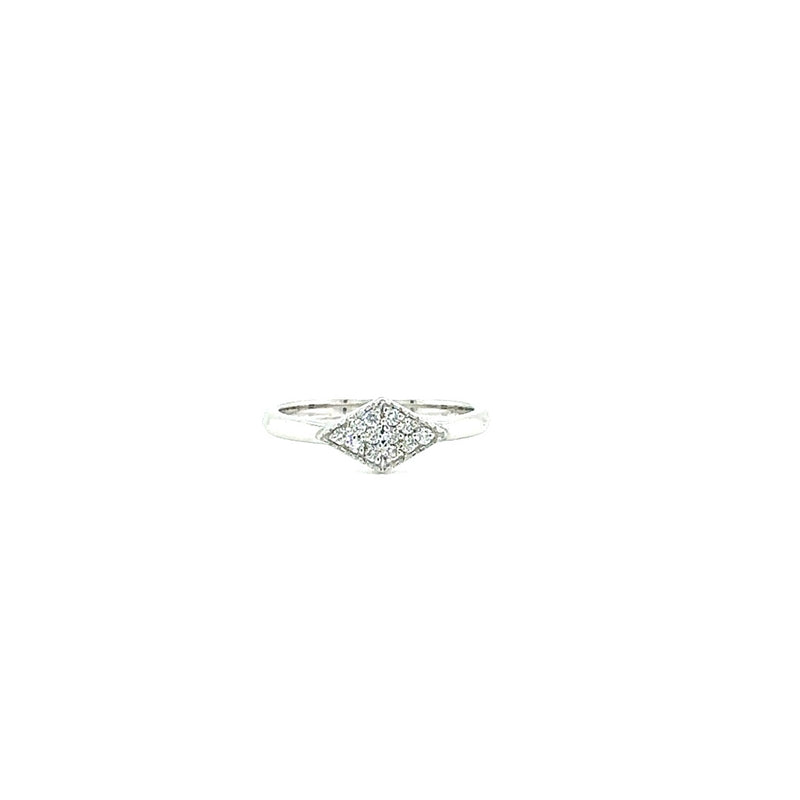 FANCY RINGS 14KW EF VS1 HPHT DIA 0.12CTS