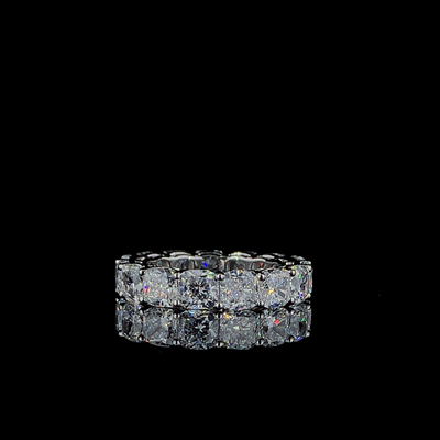 CUSHION ETERNITY BAND 14KW EF VS HPHT DIA 8.00CTS