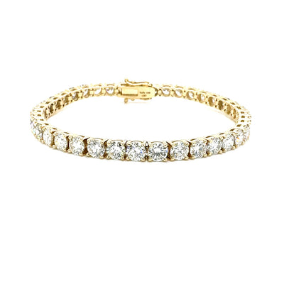 TENNIS BRACELET 14KY GH VS2 CVD DIA 12.43CTS