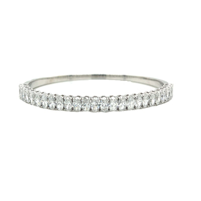 S-N BANGLE BRACELET 14KW EF VS HPHT DIA 5.30 CTS