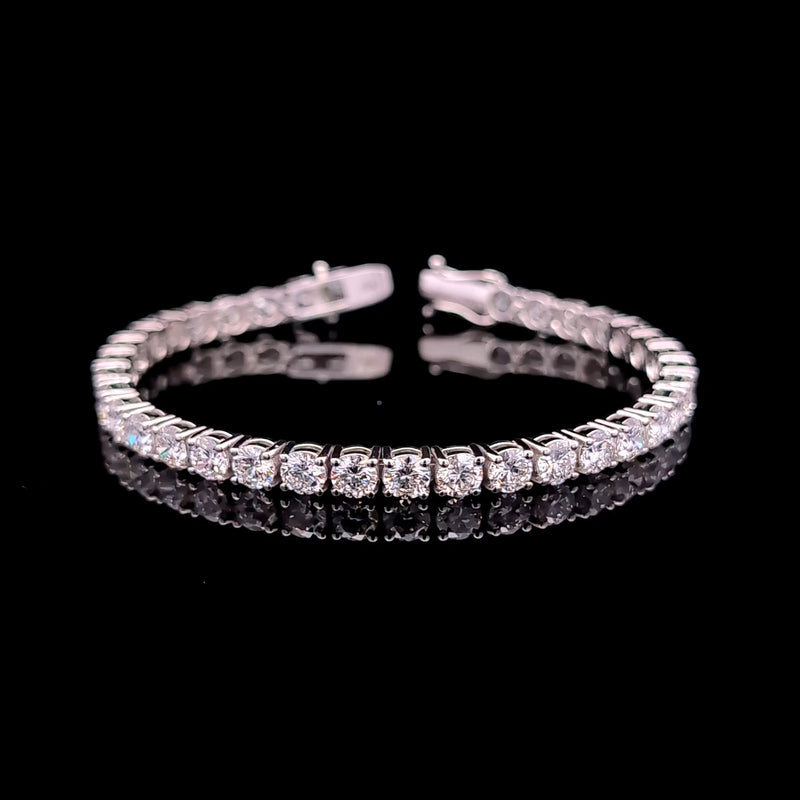 TENNIS BRACELET 14KW FG VS2 CVD DIA 10.33CTS