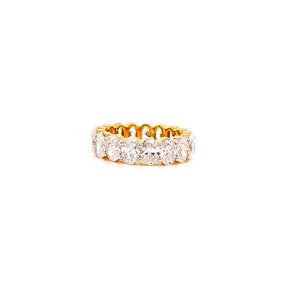 OVAL ETERNITY BAND 14KY EF VS HPHT DIA 5.33CTS