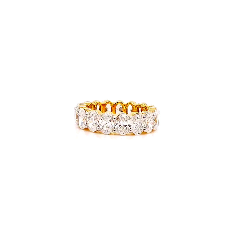 OVAL ETERNITY BAND 14KY EF VS HPHT DIA 5.33CTS
