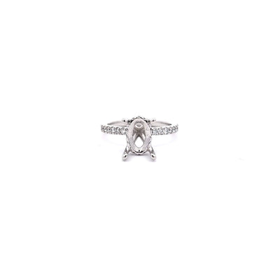 ENGAGEMENT RING 14KW EF VS1 HPHT DIA 0.46CTS
