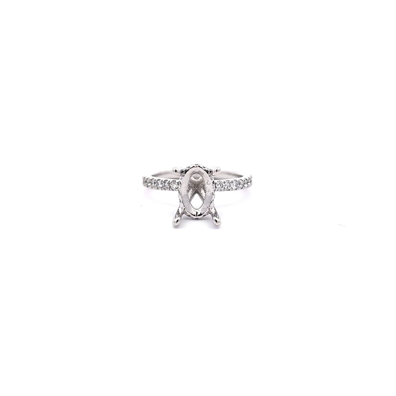 ENGAGEMENT RING 14KW EF VS1 HPHT DIA 0.46CTS