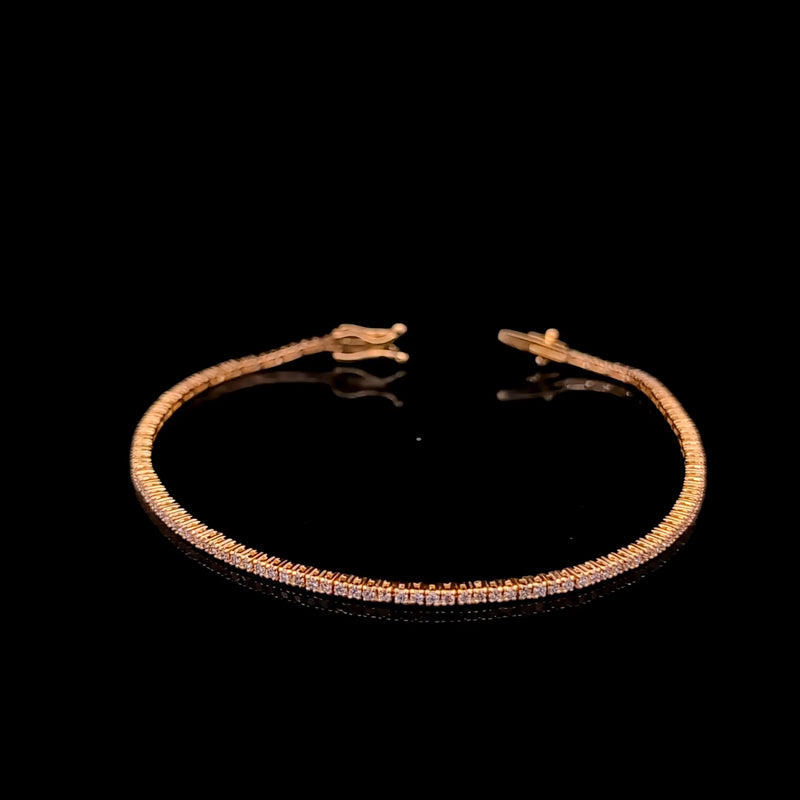 TENNIS BRACELET 14KY FG VS2 CVD DIA 1.05CTS