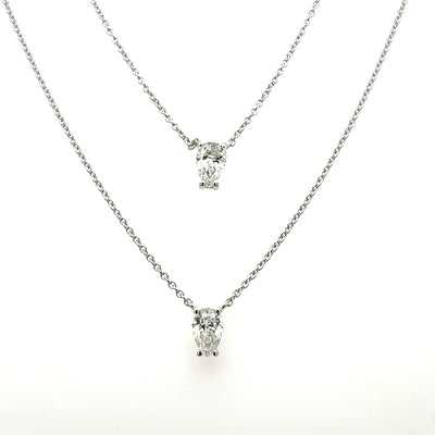 FANCY PENDANTS 14KW GH VS1 CVD DIA 1.05CTS