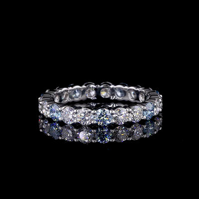 ROUND ETERNITY BAND 14KW FG VS CVD DIA 2.12CTS