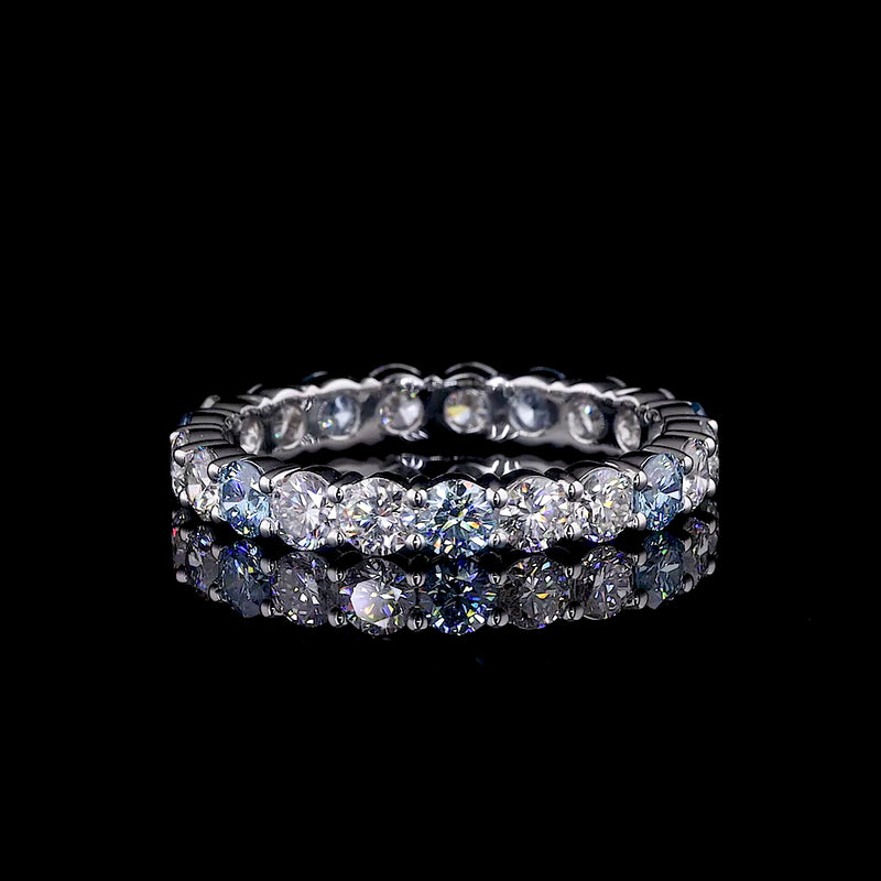 ROUND ETERNITY BAND 14KW FG VS CVD DIA 2.12CTS