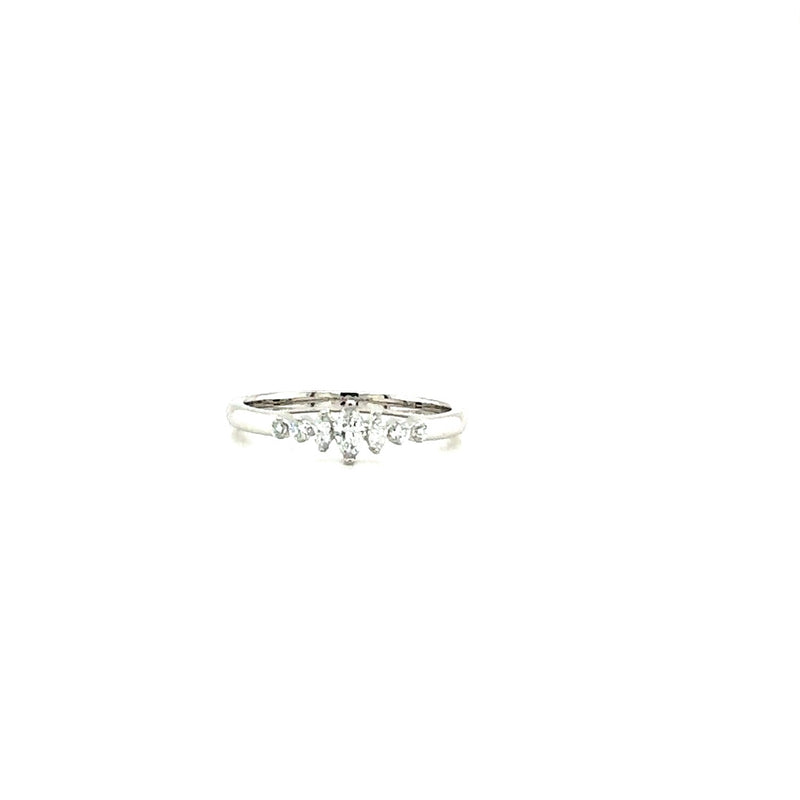 FANCY RINGS 14KW EF VS1 HPHT DIA 0.29CTS